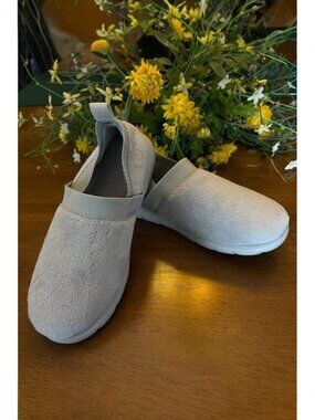 RTL ISOTONER Zenz Everywhere Step Women's Slippers Indoor Outdoor Gray - Size 6